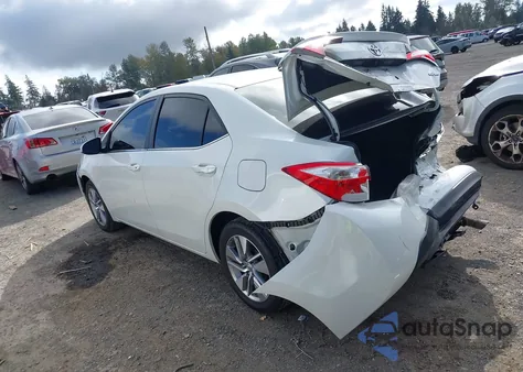 2015 Toyota Corolla Le Eco Premium из США, поврежденный, VIN 5YFBPRHE5FP344933